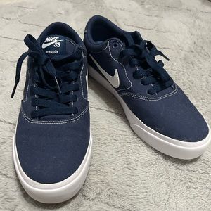 Nike SB Charge Blue Canvas Shoes